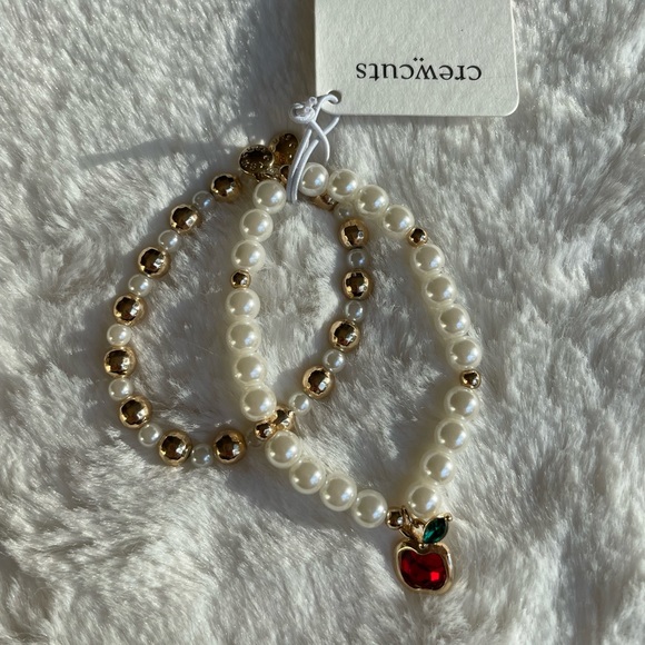 Crewcuts Girls' apple bracelets set-of-two - Picture 2 of 7